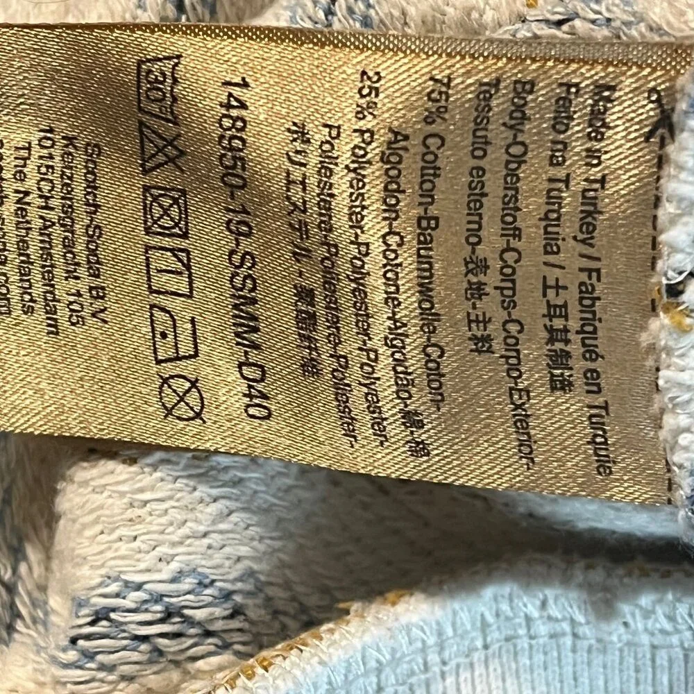 SCOTCH & SODA‎ All Day Siesta Striped Multicolor Pullover Size Small